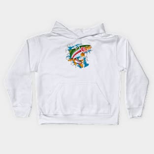 Trout fish Kids Hoodie